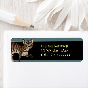 Etiqueta Bobo Tabby Cat