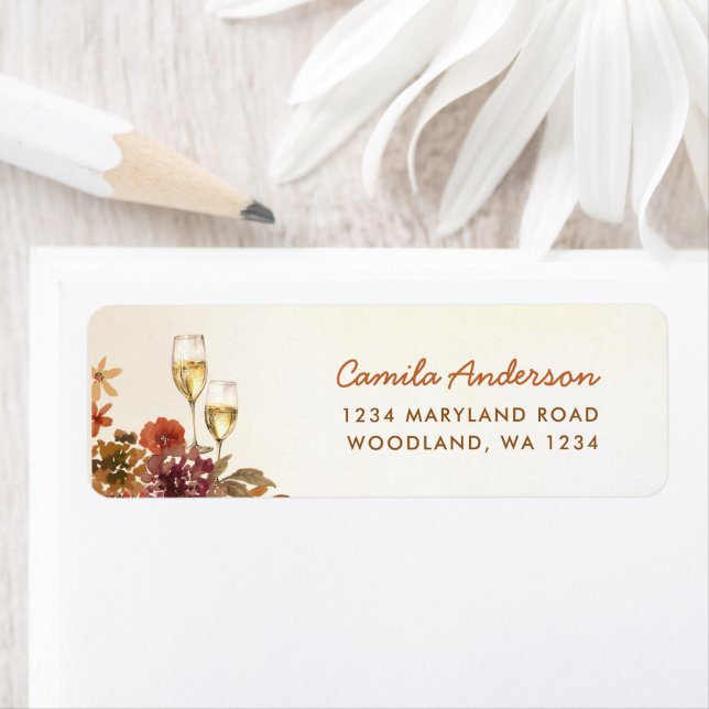 Etiqueta Boho Floral Chá de panela (Insitu)