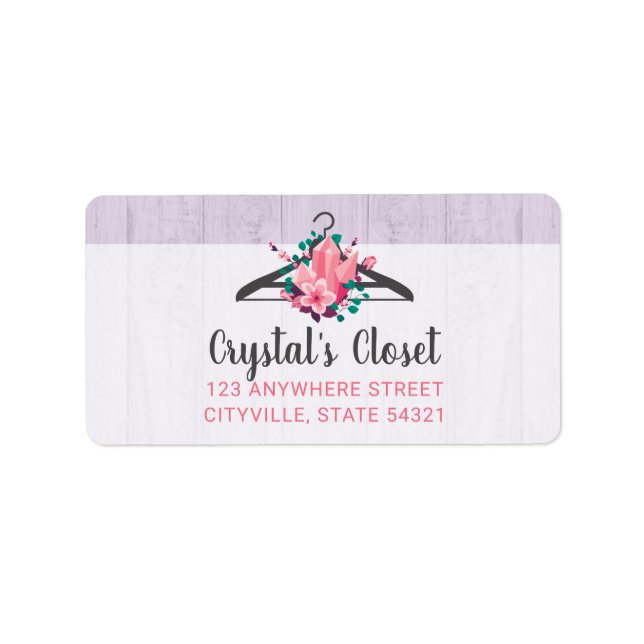 Etiqueta Boho Floral Clothes Hanger Fashion Boutique (Frente)