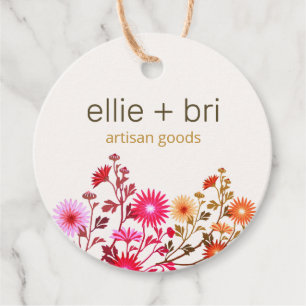 Etiqueta Boho Hang De 2 pol. redondas