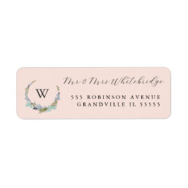 Etiqueta Boho Wreath