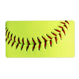 Etiqueta Bola amarela do softball