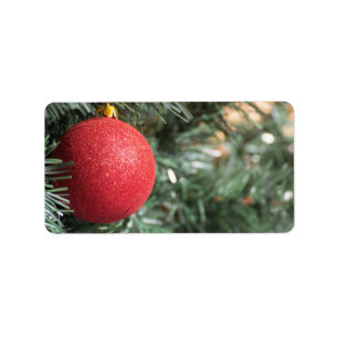 Etiqueta bola de Natal