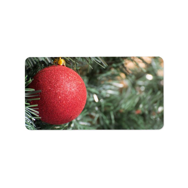 Etiqueta bola de Natal (Frente)