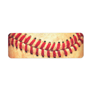 Etiqueta Bola do basebol do vintage