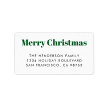 Bold Modern Simples Feliz Natal