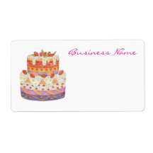 Bolo de morango de dois andares