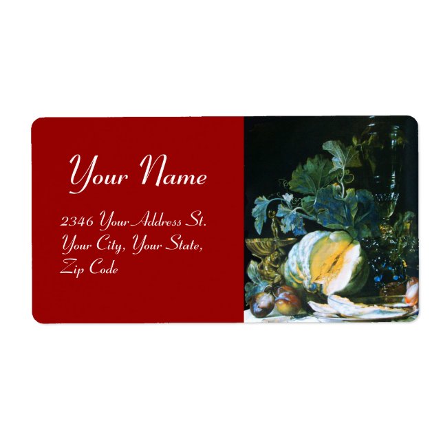 ETIQUETA BOMBA, FRUTAS E GLASSWARE (Frente)