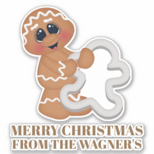 Etiqueta bonito da lata do biscoito do cozimento