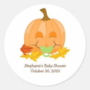 Etiqueta bonito do favor do chá de fraldas da