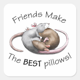 Etiqueta bonito do rato