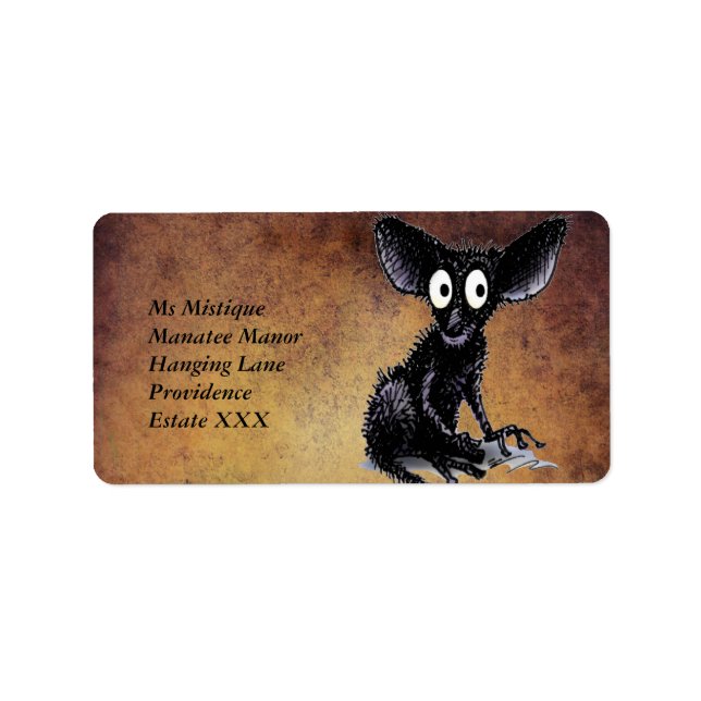 Etiqueta Bonito Engraçado Aye (Frente)