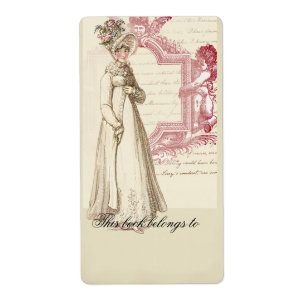 Etiqueta Bookplate de Henrietta
