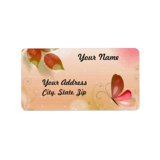 Etiqueta Borboleta fresca 2