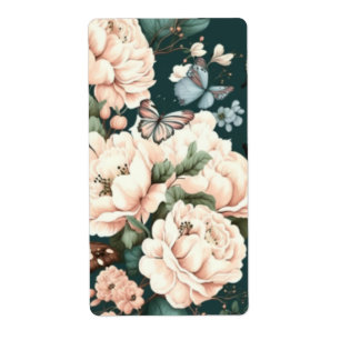 Etiqueta Borboletas e flores