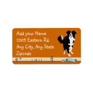 Etiqueta Border collie - agilidade
