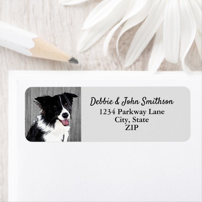 Etiqueta Bordo Cachorro Devolução Endereço Animal Cute Labe (Insitu)