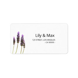 Etiqueta Botanical Wedding Return Address Labels