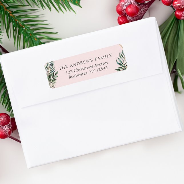 Etiqueta Botânico de Natal específico do cliente (Criador carregado)