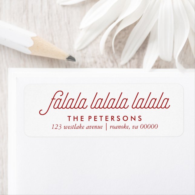 Etiqueta Boughes de Holly Festivo Christmas (Insitu)