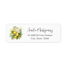 Bouquet de Limão com Flores Brancas - Endereço
