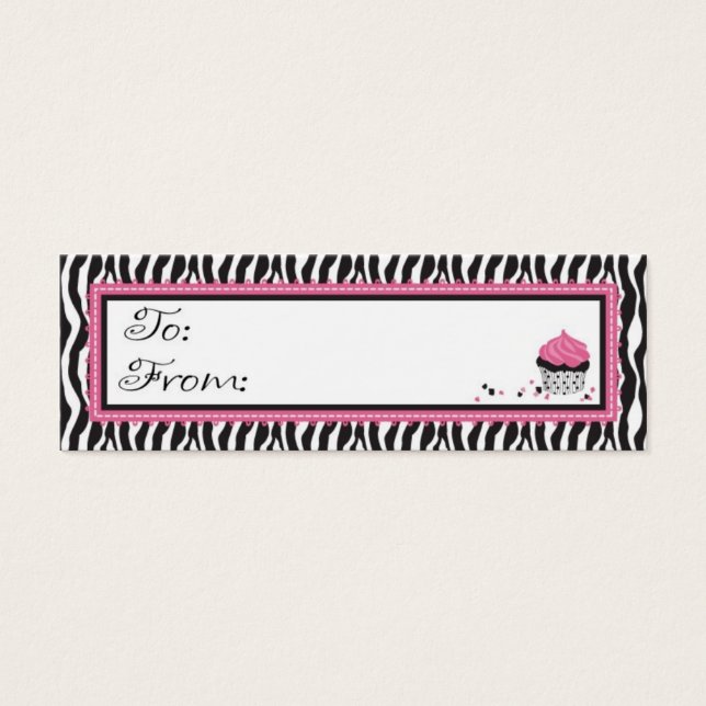 Etiqueta Boutique Chic Skinny Gift (Frente)