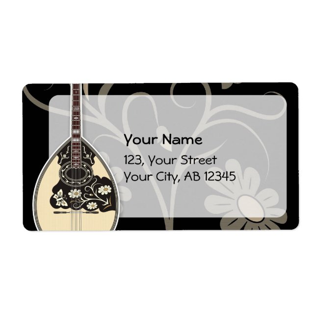 Etiqueta Bouzouki (Frente)