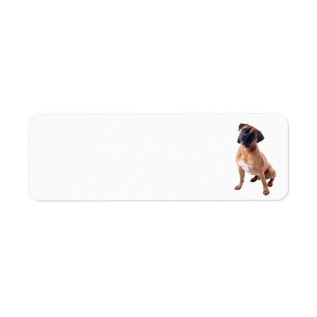 Etiqueta Boxer Dog 2 (Frente)