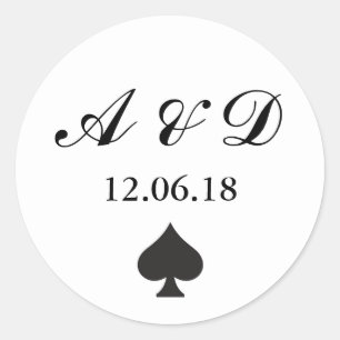 Etiqueta branca das etiquetas do ás do casino do