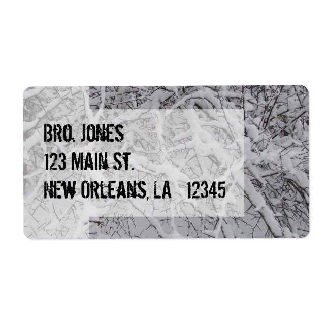 Etiqueta Branca de Neve (Frente)