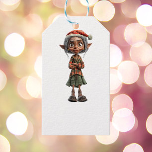 Etiqueta Branca de Presente para Vovó de Natal