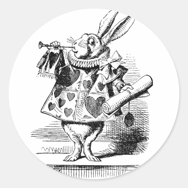 Etiqueta branca do coelho (Frente)