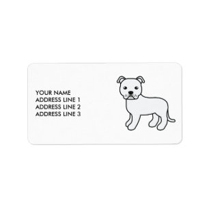 Etiqueta Branco Inglês Escrivão Bastante Cartoon Cão e Text