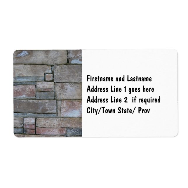 Etiqueta Brickwork para Mason ou Brick Layer (Frente)