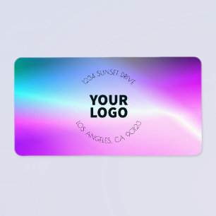 Etiqueta Bright Fading Ombre   Endereço de devolução ou pro