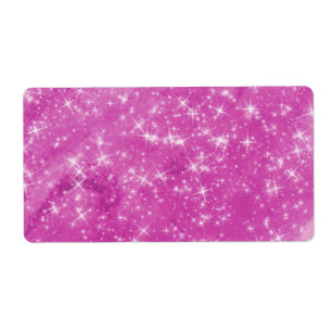Etiqueta Brilho Magenta Branco
