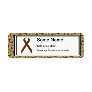Etiqueta Brown Standard Ribbon por Kenneth Yoncich