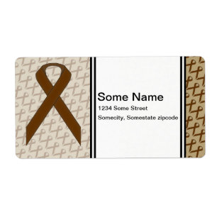 Etiqueta Brown Standard Ribbon por Kenneth Yoncich