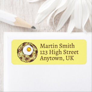 Etiqueta Bubble e Squeak Brunch - Reino Unido - Comida Cuis