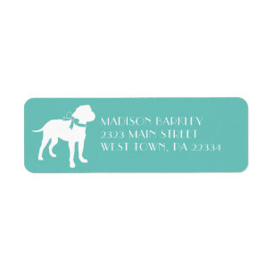 Etiqueta Bull Mastiff Dog Puppy Bullmastiff