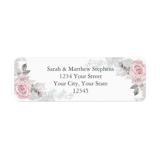 Etiqueta Buquês Rosa Rosa Rosa Rosa Rosa (Frente)