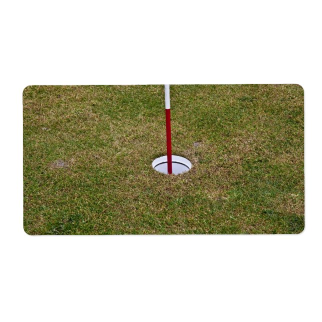 Etiqueta Buraco de golfe (Frente)