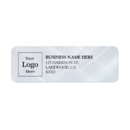 Etiqueta Business Logo Custom Return Address Label