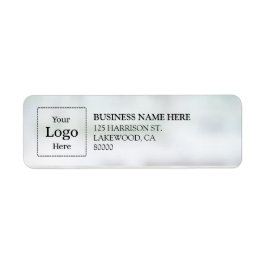 Etiqueta Business Logo Custom Return Address Label