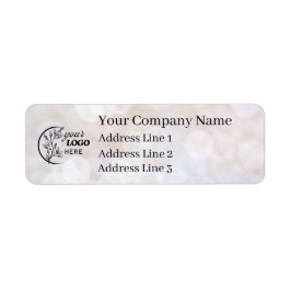 Etiqueta Business Logo Custom Return Address Label