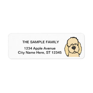 Etiqueta Cachorro-Cachorro Labradoodle