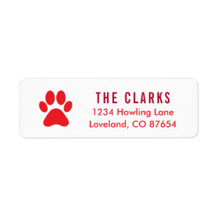 Etiqueta Cachorro Vermelho Cachorro Imprimir Cachorro de Na