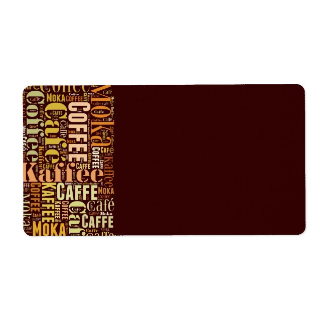 Etiqueta Café (Frente)