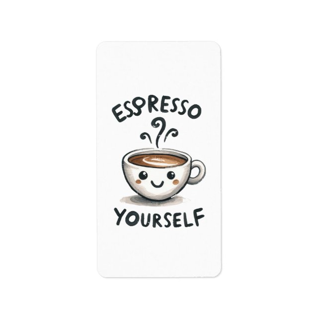 Etiqueta Café Espresso Yourself (Frente)
