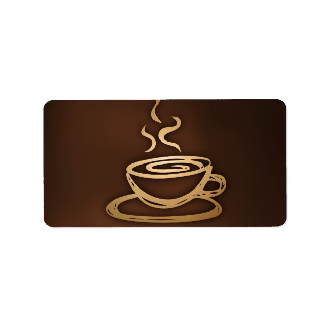 Etiqueta Café Na Minha Taça (Frente)